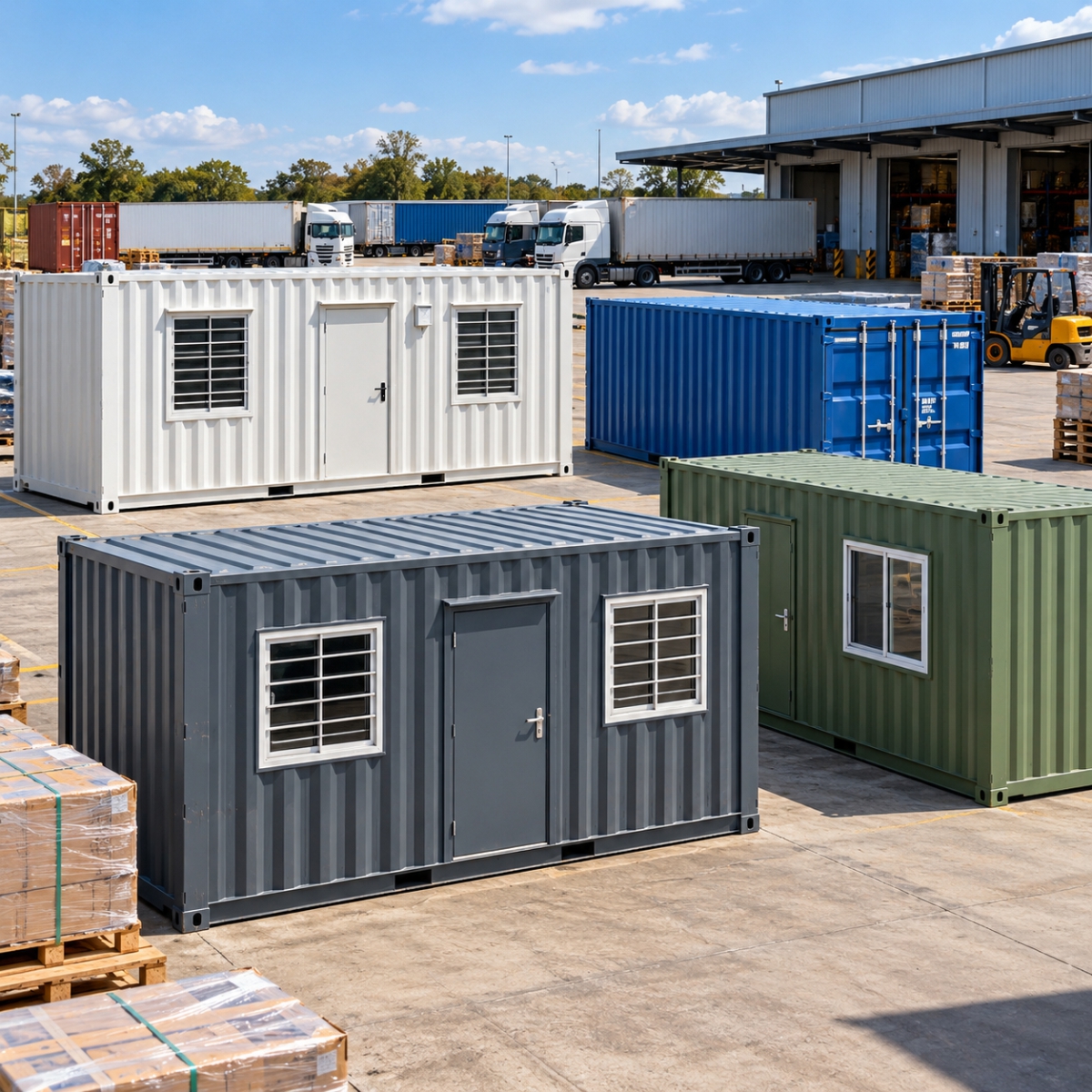 Cho thuê container tại Quảng Ngãi cho công trình, kho và văn phòng