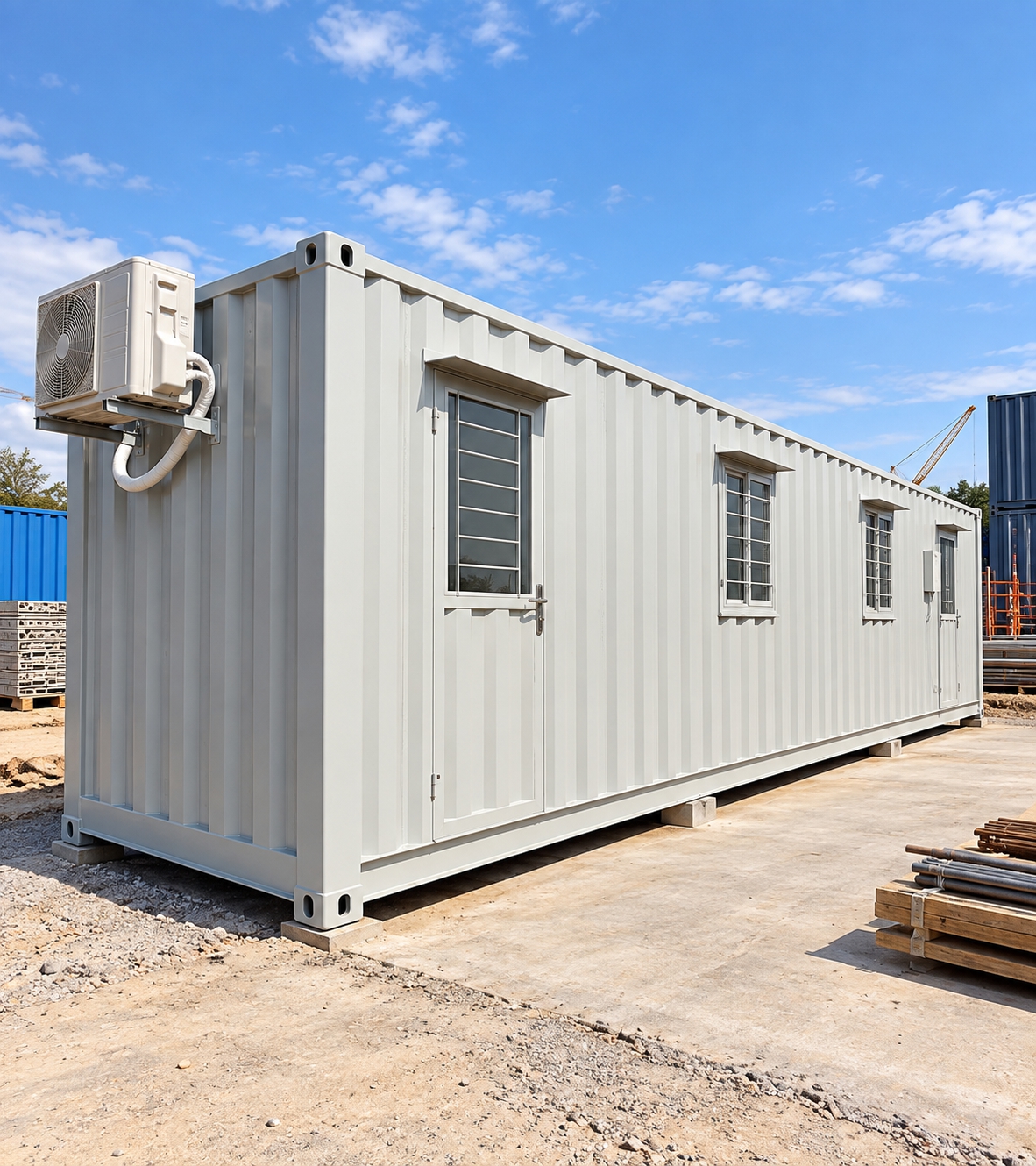 Container kho và container khô cho nhu cầu mua bán